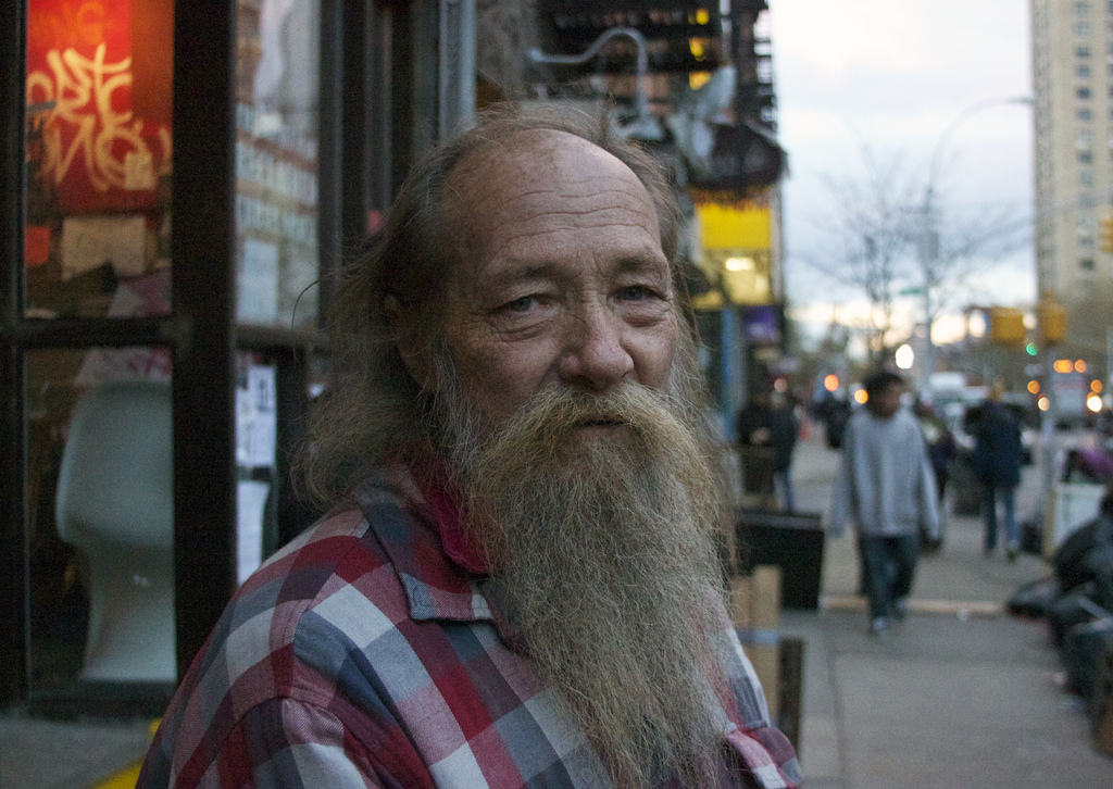Jerry Wade, or "Jerry the Peddler," as he is known in the neighborhood, volunteered his time at C-Squat in the East Village in the aftermath of Hurricane Sandy. The residents of C-Squat, a co-op in the neighborhood that was once illegal, set up a barbecue on the sidewalk and fed thousands of hungry people from food donated by New York City residents.