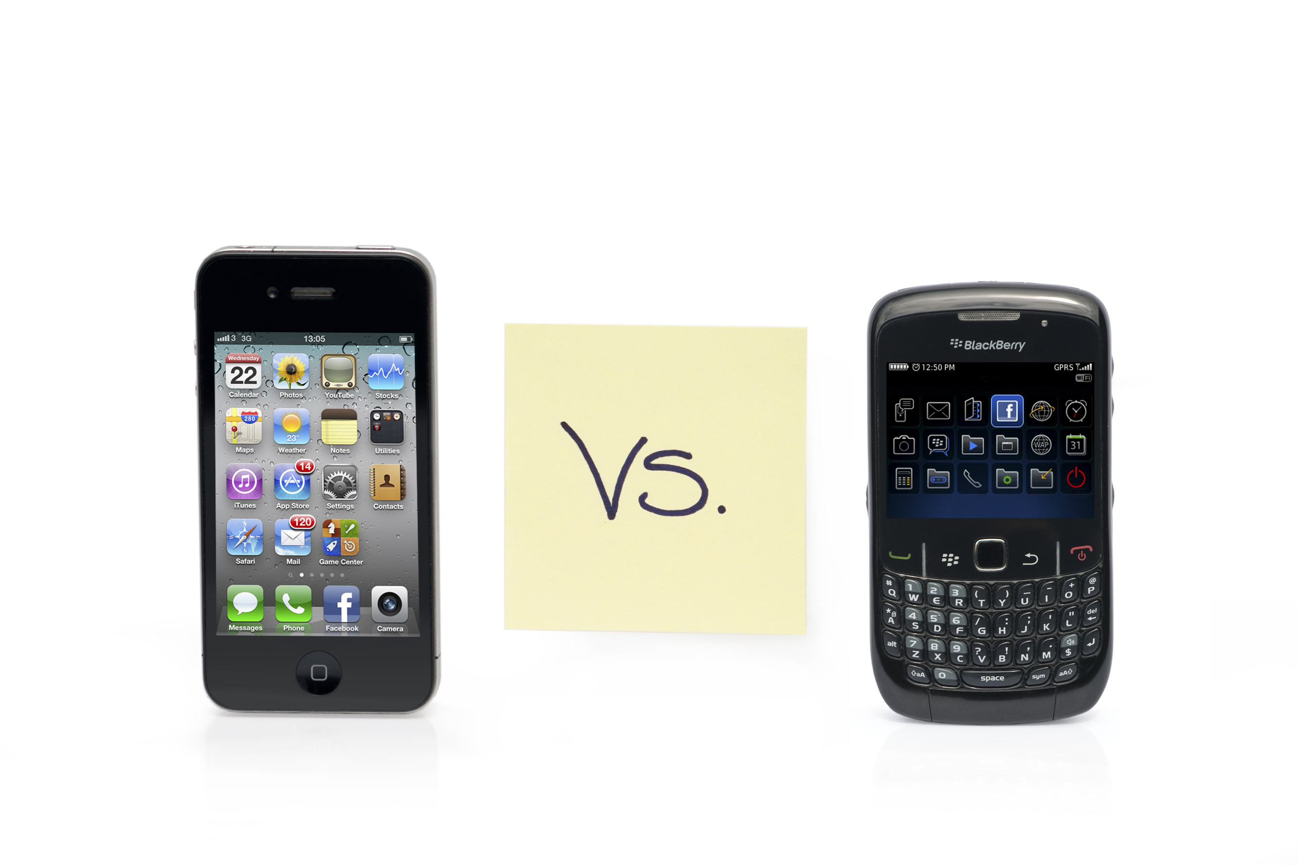 iPhone versus Blackberry iPhone versus Blackberry