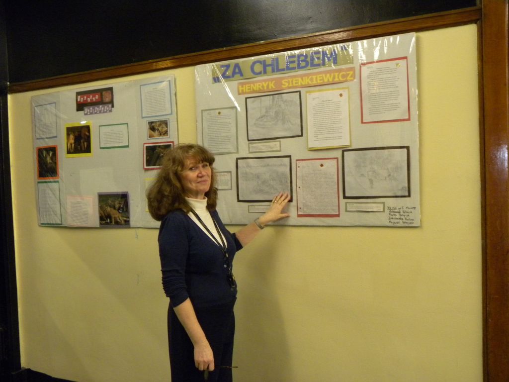 Grover Cleveland High School teacher Krysytna Levy (Nowy Dziennik)