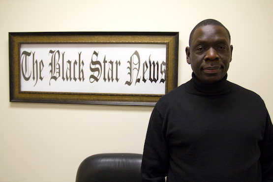 Publisher Milton Allimadi of Black Star News (Brooklyn Ink)