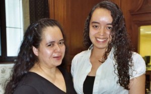 Angy and her mom