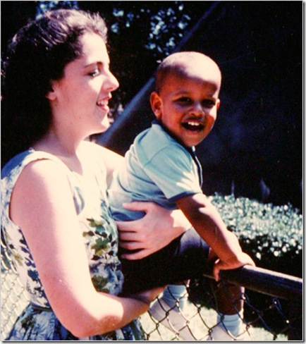 Obama and Ann Dunham