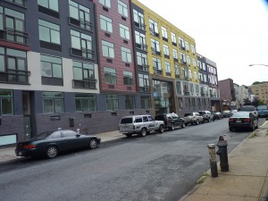 Castle Braid Exterior shot apartment.